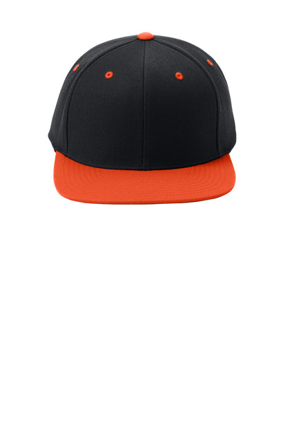 Sport Tek Flat Bill Snapback Cap
