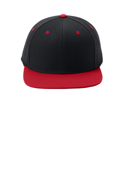Sport Tek Flat Bill Snapback Cap