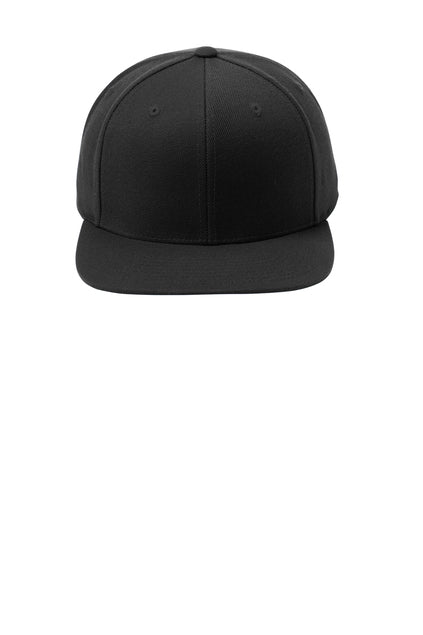 Sport Tek Flat Bill Snapback Cap