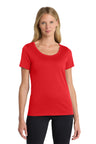Nike Women Dri-Fit Cotton/Poly Scoop Neck Tee NKBQ5234