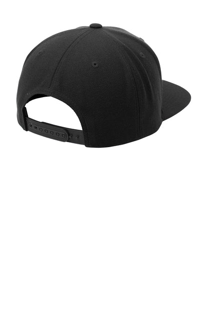 Sport Tek Flat Bill Snapback Cap